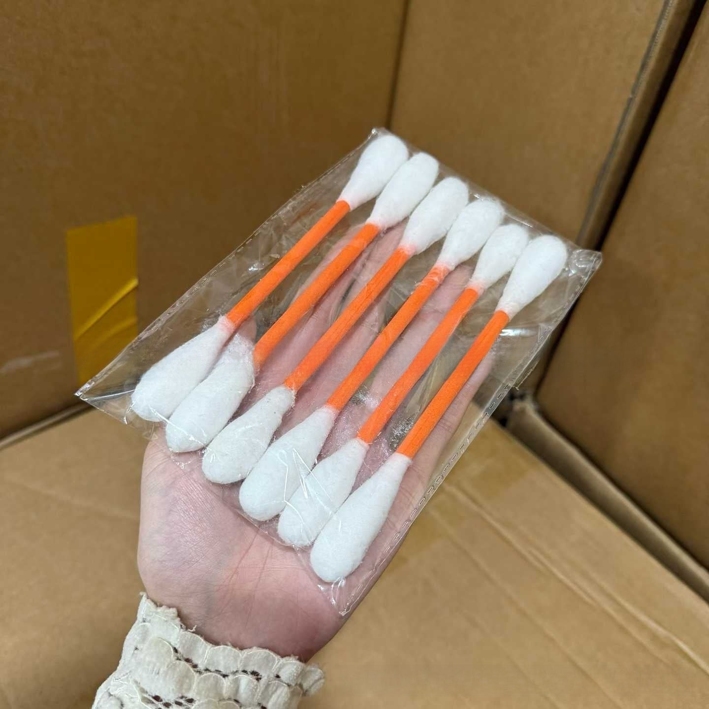 6 Pack Giant Cotton Swab Shaped Felt Cat Chew Toys
