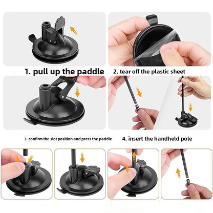 Rotating Cat Teaser Toy with Replaceable Heads